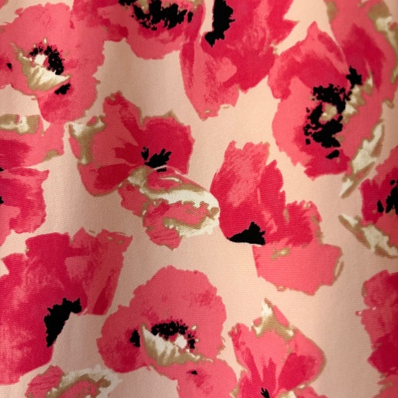 Pink Floral Anne Klein Size M - Picture 3 of 6